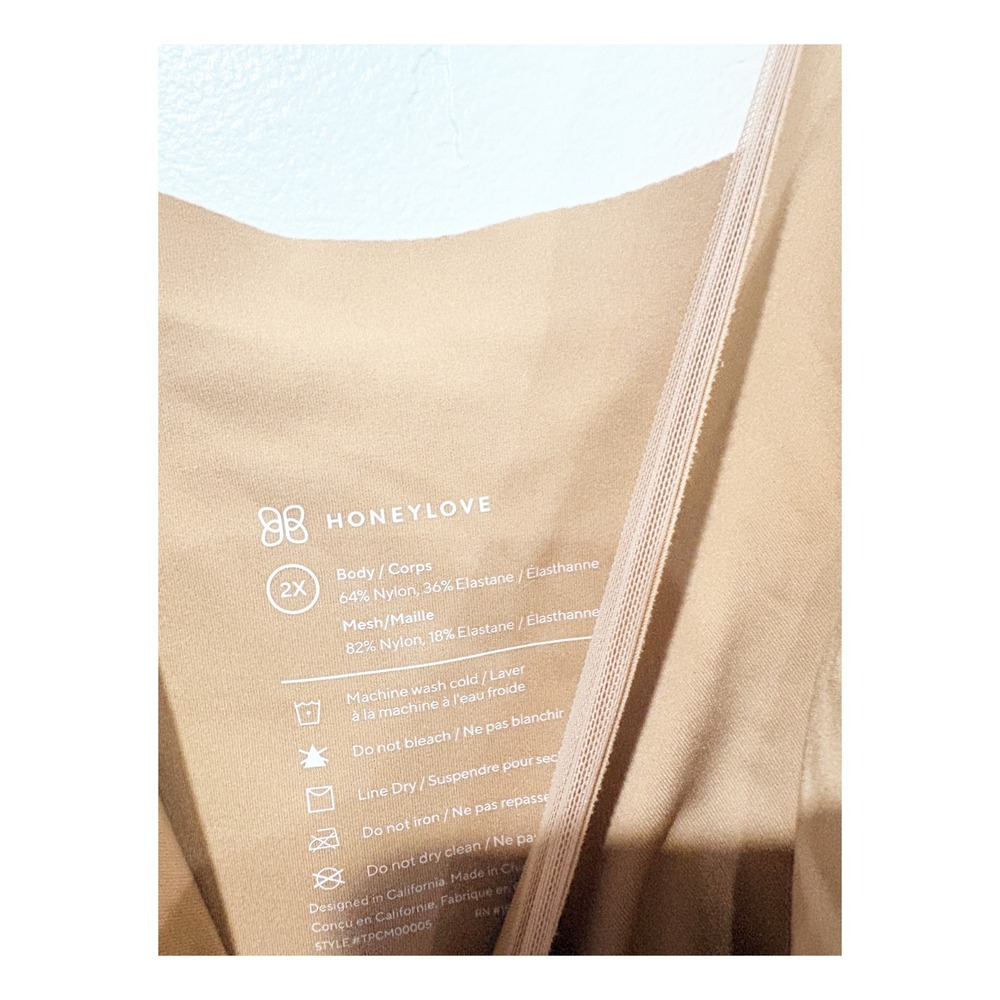 Honeylove CrossOver Cami Sand Beige Shapewear Camisole V-Neck Size 2X - Picture 4 of 5